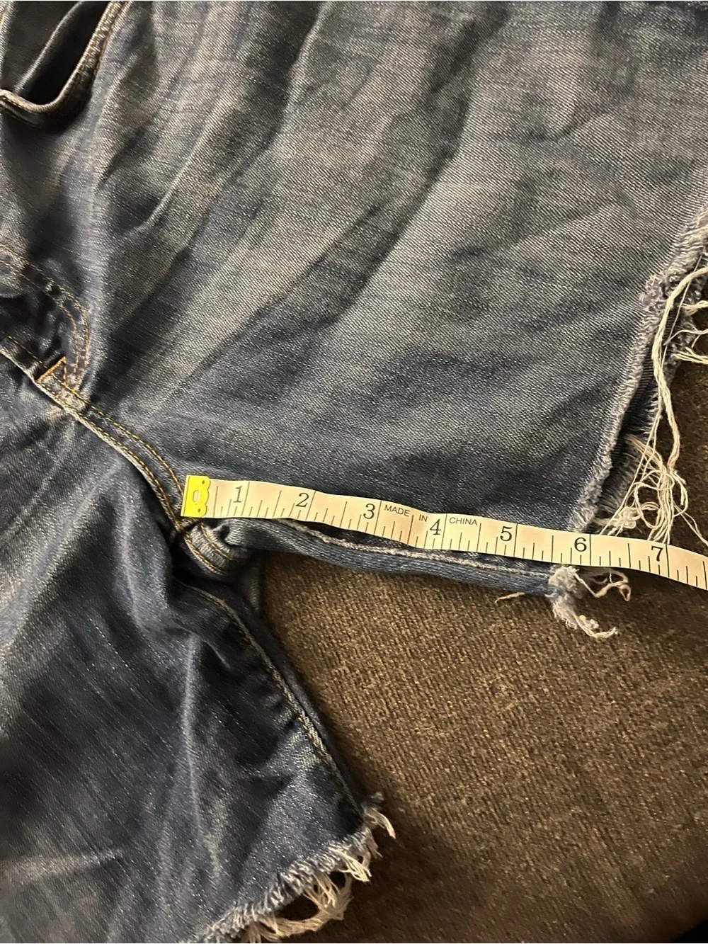 7 for All Man Kind Austyn Denim Shorts